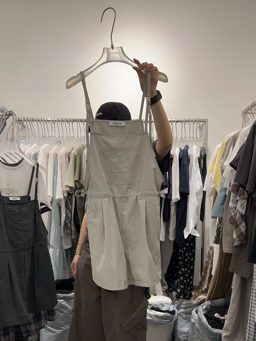 LOOKK韓國直郵㊣女士新款人氣休閑熱賣時尚真品連體褲工裝褲LOOKK連體褲