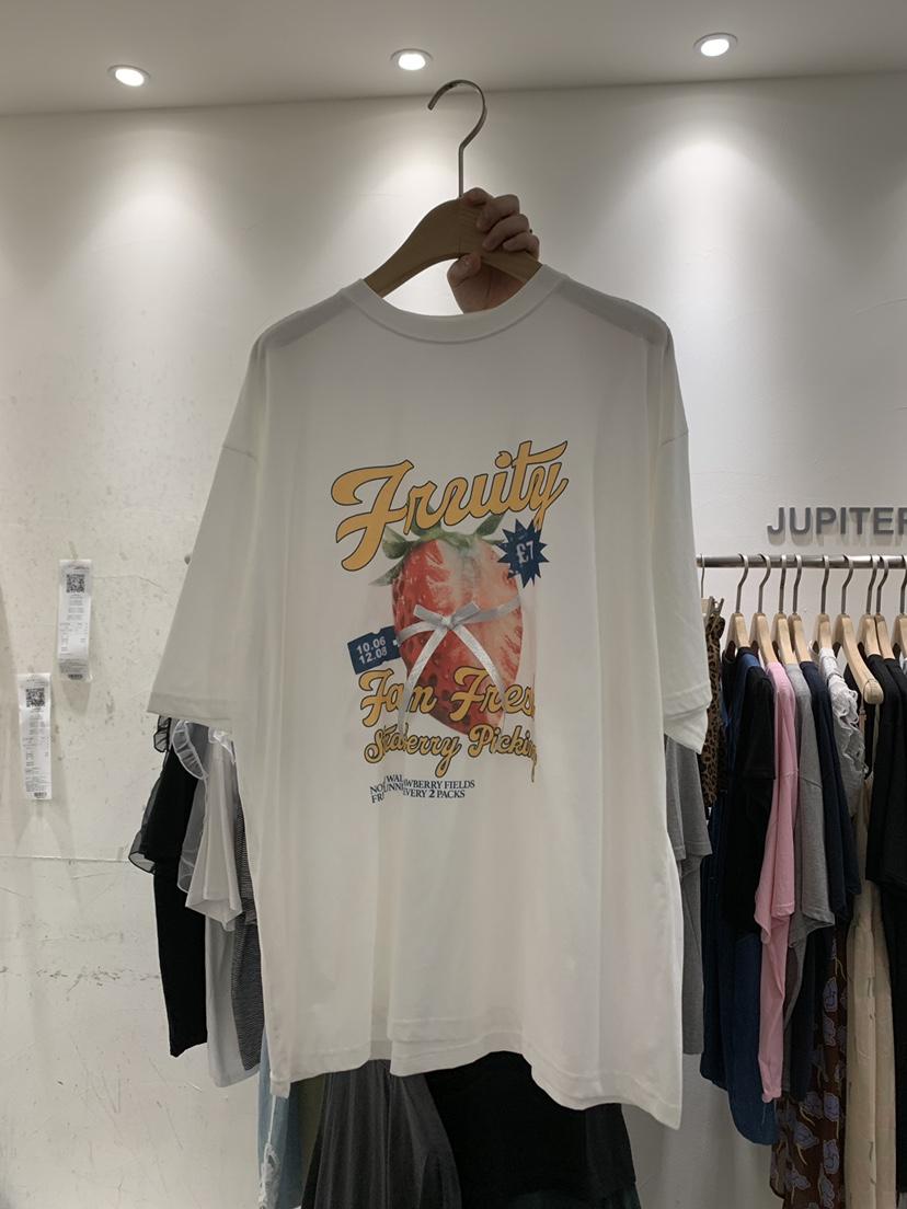 JUPITER韓國代購㊣女士新品推薦職業熱賣時尚真品人氣休閑T恤JUPITERT恤