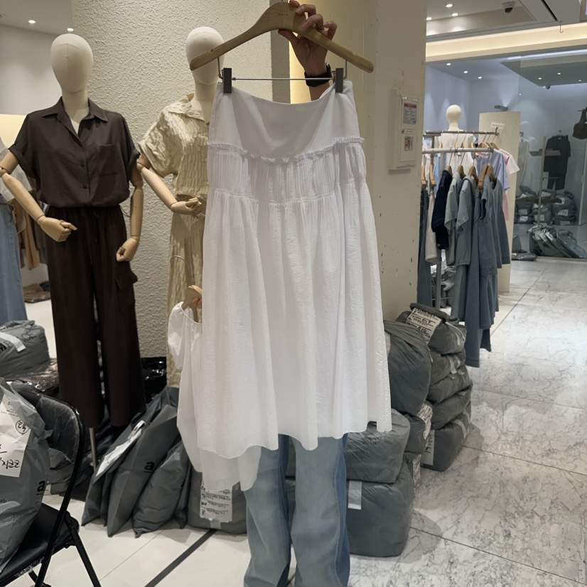 BLUEI-D東大門㊣實拍女裝新品職業休閑25春夏推薦人氣長裙Blue i-d長裙