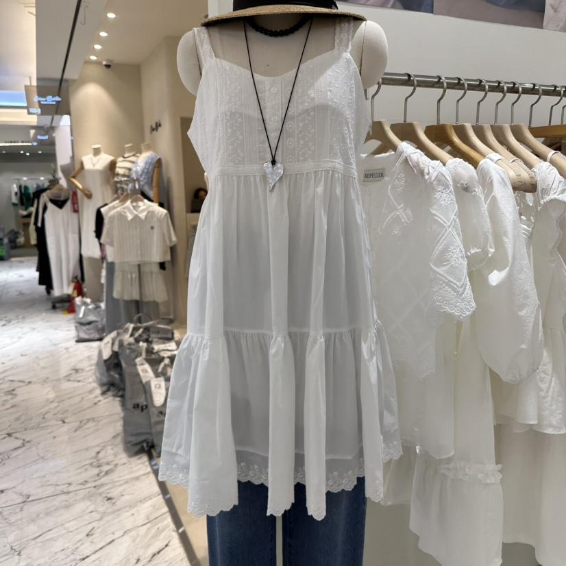 REPELLER韓國代購㊣女士新品25春夏人氣時尚熱賣休閑連衣裙REPELLER連衣裙