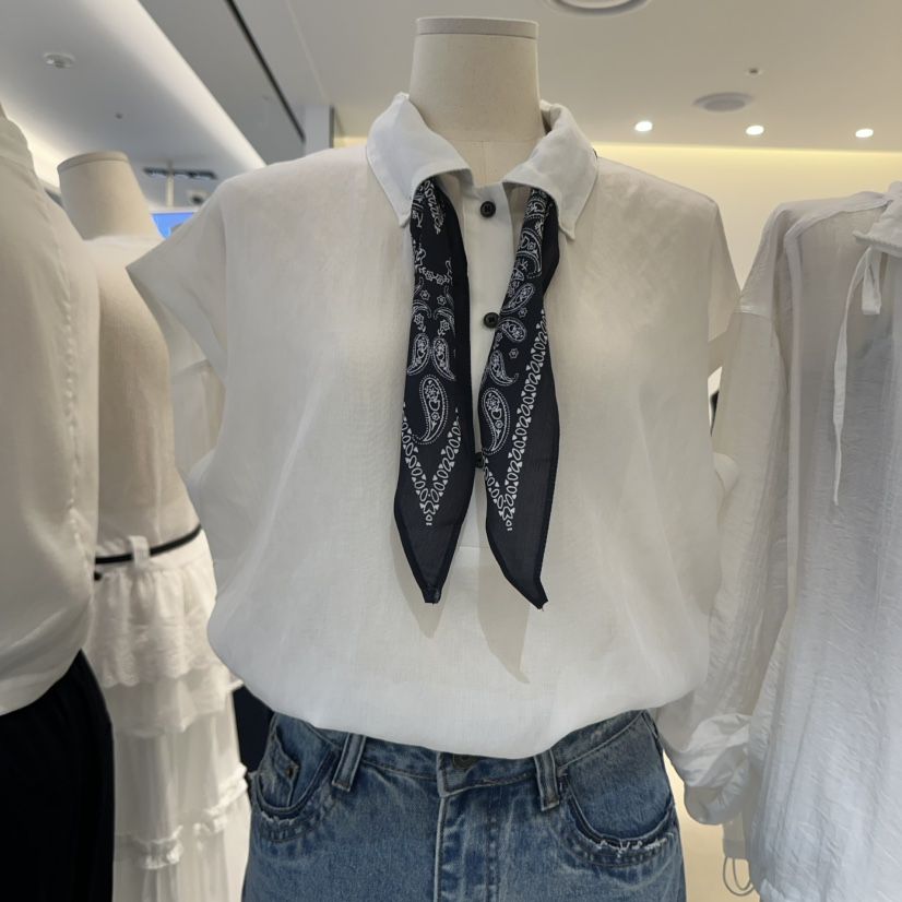 RICH SISTER東大門㊣直郵女裝新品25春夏職業吊帶背心含圍巾RICH SISTER吊帶/背心
