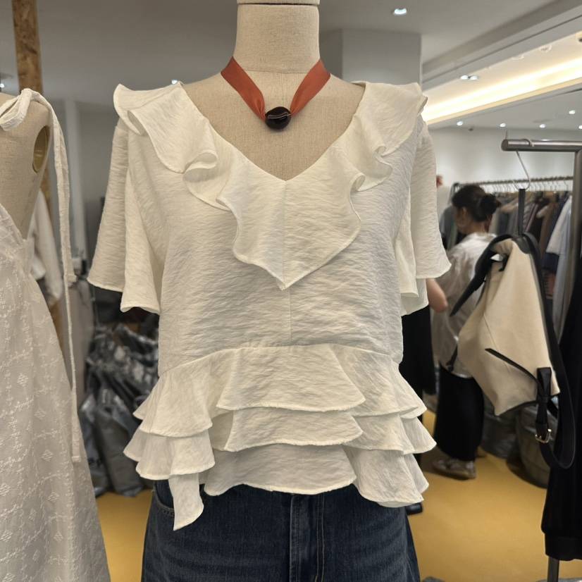 DE VENTI東大門㊣直郵女裝新品25春夏熱賣推薦人氣襯衫蕾絲衫DE VENTI襯衫/蕾絲衫