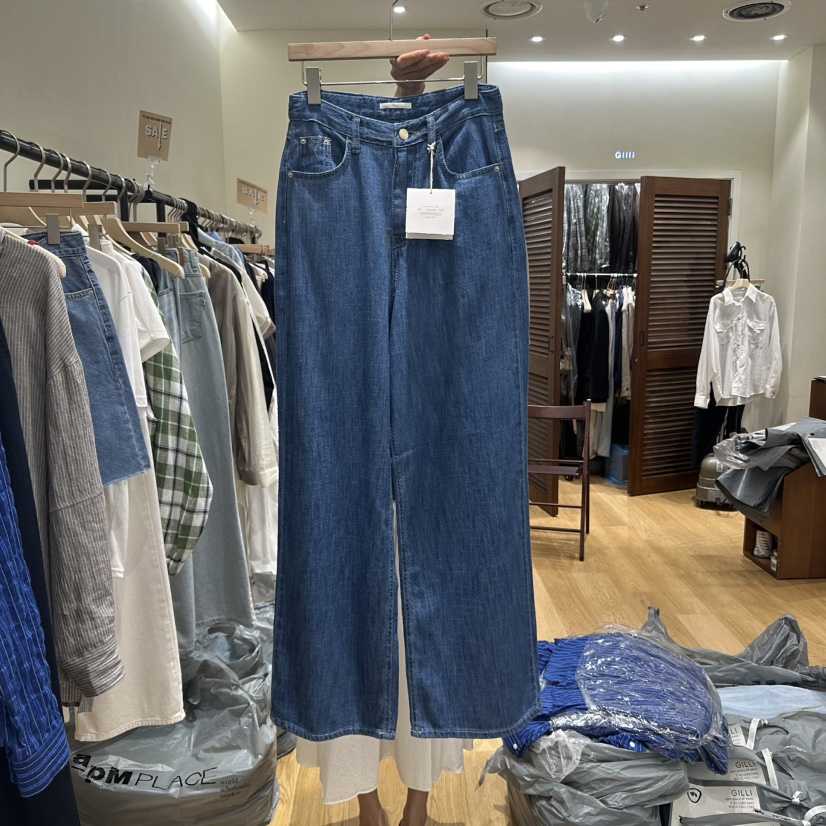 GILLI韓國直郵㊣女裝新品真品熱賣25春夏推薦人氣時尚牛仔褲GILLI牛仔褲