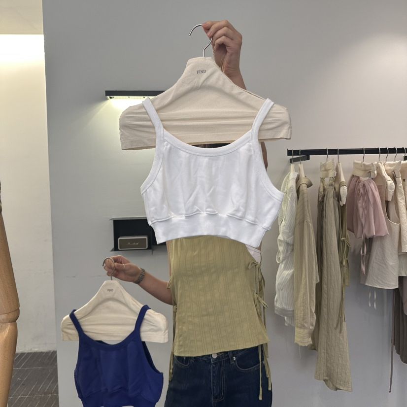 FIND-P東大門㊣代購女裝新款時尚人氣休閑真品推薦吊帶背心FIND-P吊帶/背心
