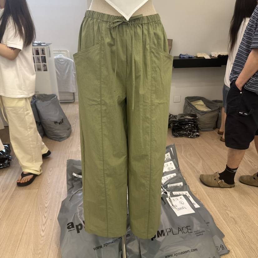 REIRAI東大門㊣實拍女裝新款推薦25春夏真品時尚熱賣休閑褲Reirai休閑褲