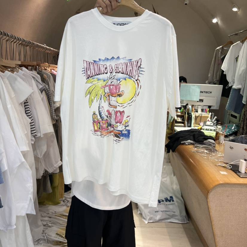BLACKFRIDAY東大門㊣實拍女裝新品25春夏職業時尚熱賣真品T恤BLACK FRIDAYT恤