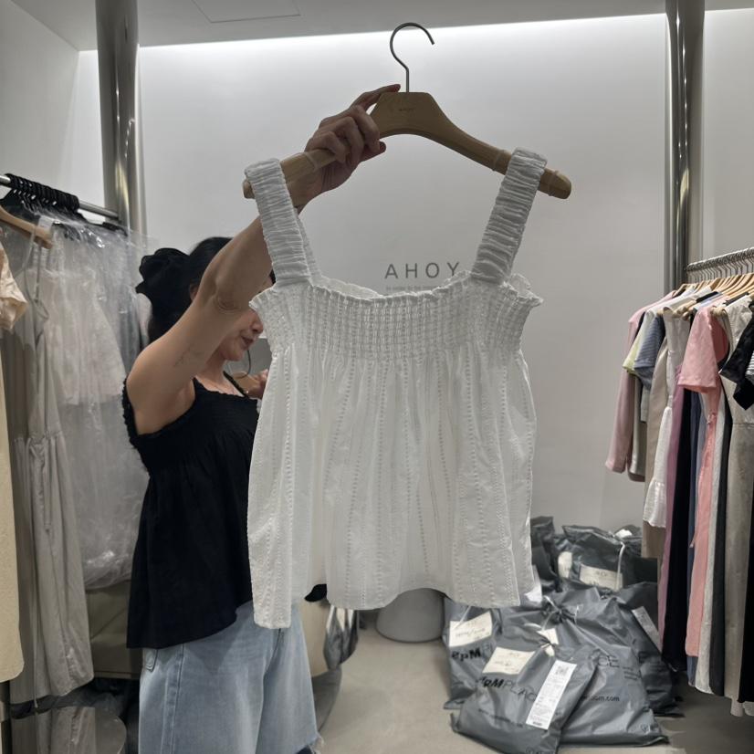 AHOY東大門㊣代購女裝新品時尚休閑職業人氣25春夏吊帶背心AHOY吊帶/背心