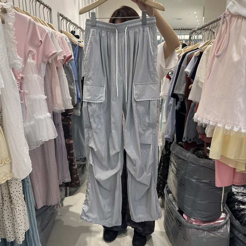MIMME韓國代購㊣女裝新品25春夏職業真品休閑推薦休閑褲口袋MIMME休閑褲