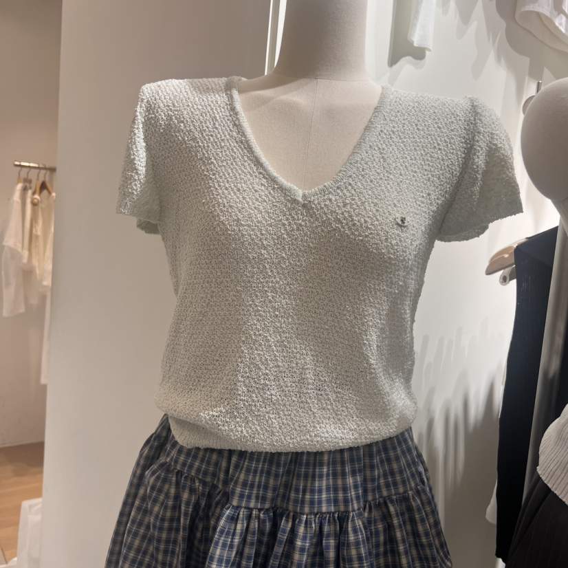 BY BOMI韓國代購㊣女裝新品休閑人氣熱賣職業時尚25春夏針織衫BY BOMI針織衫