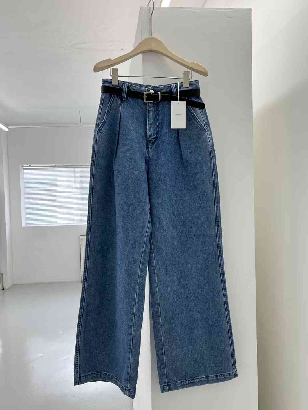 FERVENT韓國直郵㊣女裝新品25春夏熱賣職業真品時尚休閑牛仔褲FERVENT牛仔褲