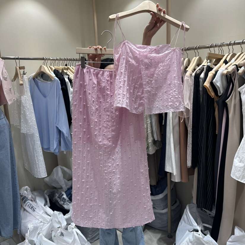VINTAGE VIBE韓國代購㊣女裝新品休閑25春夏時尚熱賣真品套裝VINTAGE VIBE套裝