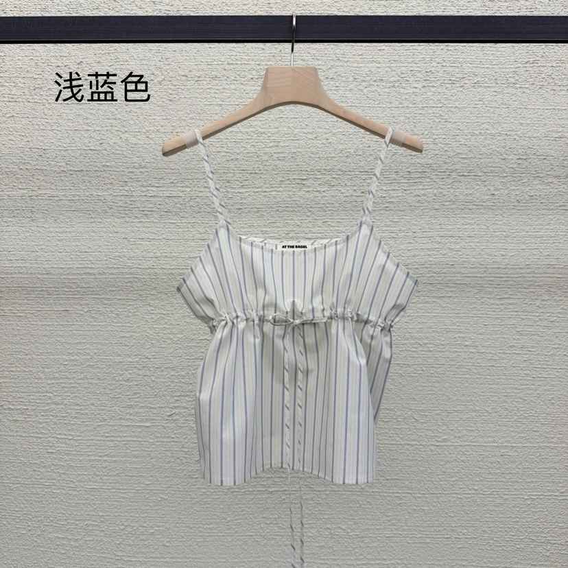 AT THE BAGEL東大門㊣實拍女士新品25春夏人氣職業吊帶背心AT THE BAGEL吊帶/背心