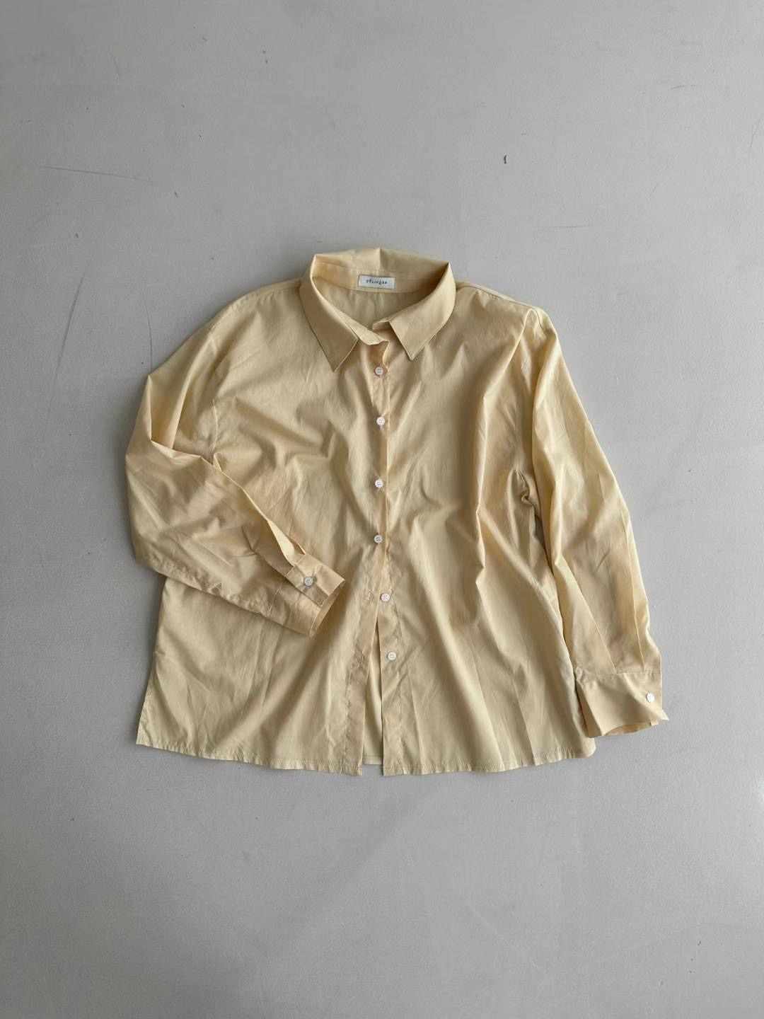 CYLINDER韓國代購㊣女士新品時尚25春夏人氣熱賣襯衫蕾絲衫CYLINDER襯衫/蕾絲衫