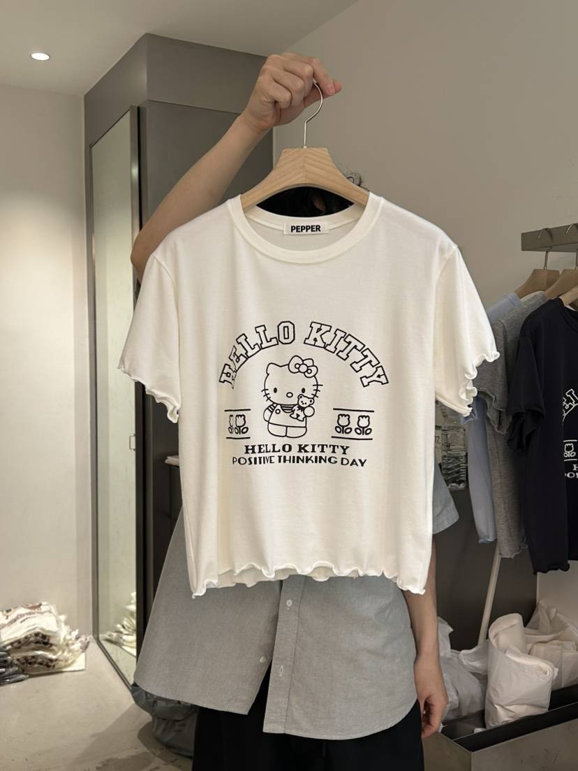 PEPPER-L東大門㊣直郵女裝新品熱賣休閑人氣真品推薦25春夏T恤PEPPERT恤