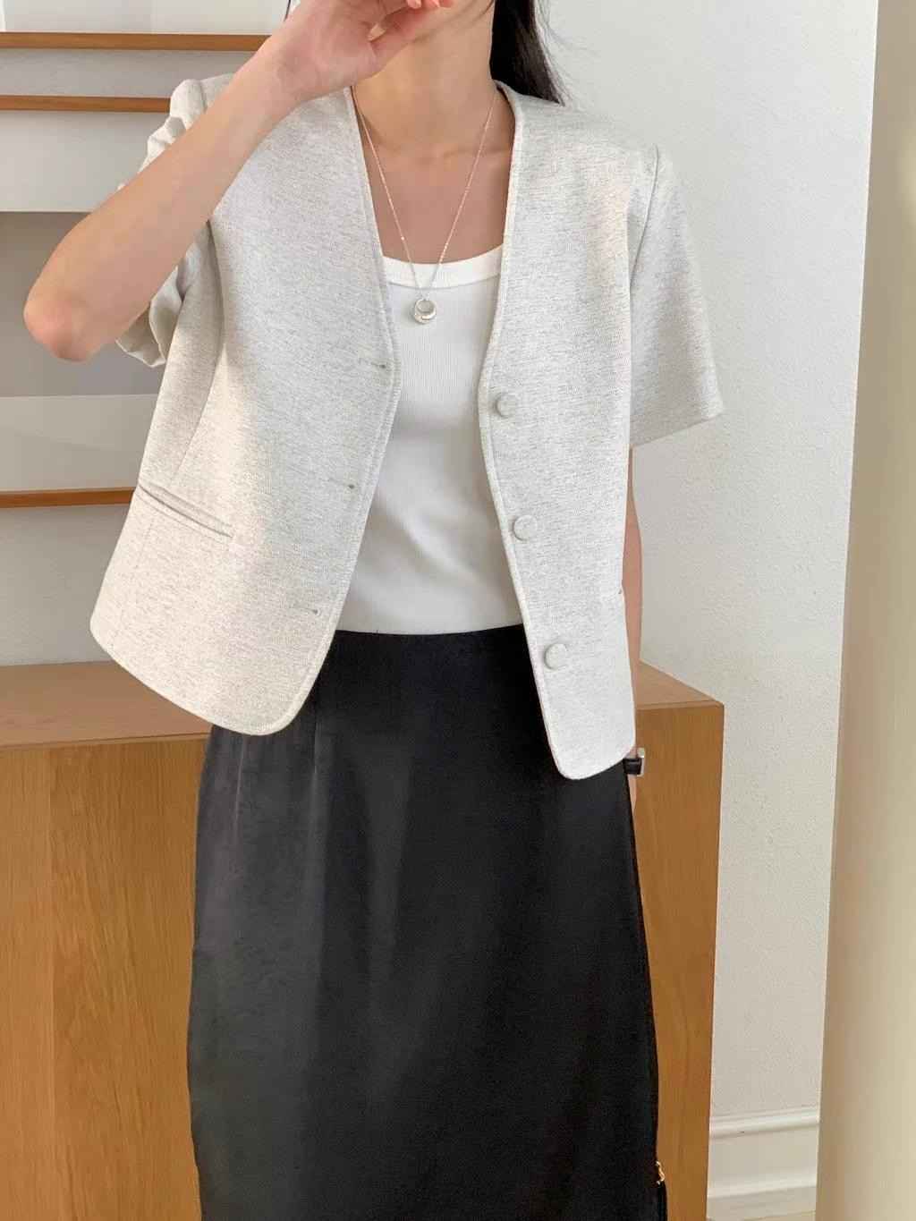FLUTTER東大門㊣直郵女士新品熱賣休閑人氣真品時尚25春夏夾克FLUTTER/INOUF夾克