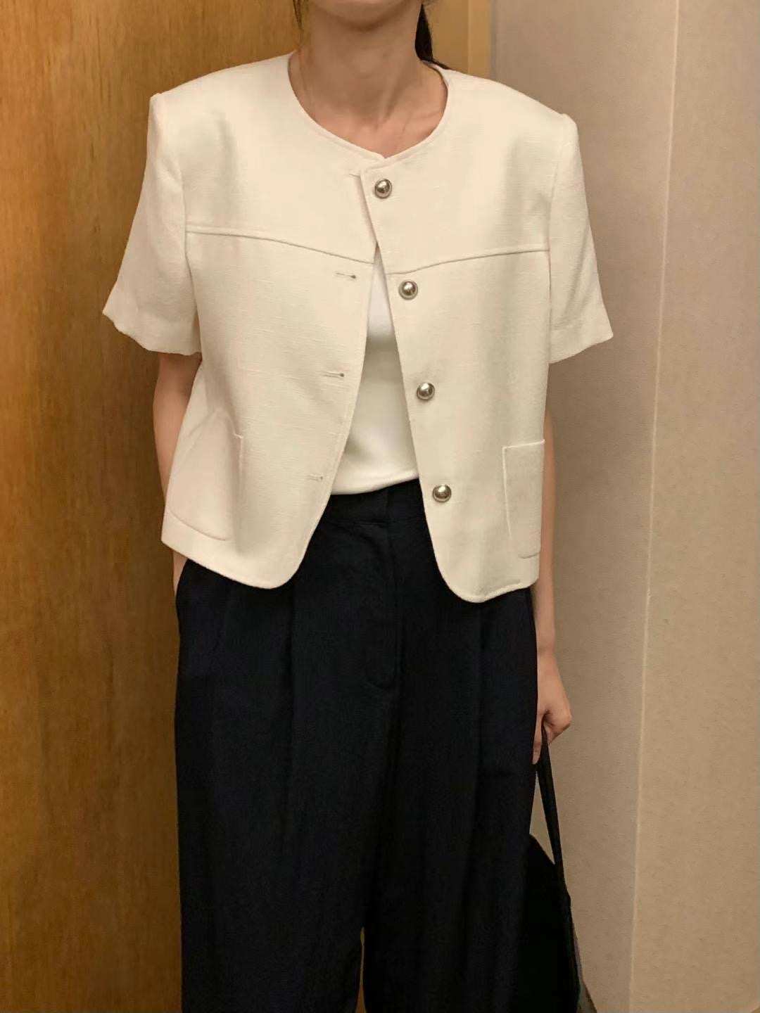 FLUTTER韓國直郵㊣女士新款人氣推薦25春夏熱賣休閑職業夾克FLUTTER/INOUF夾克