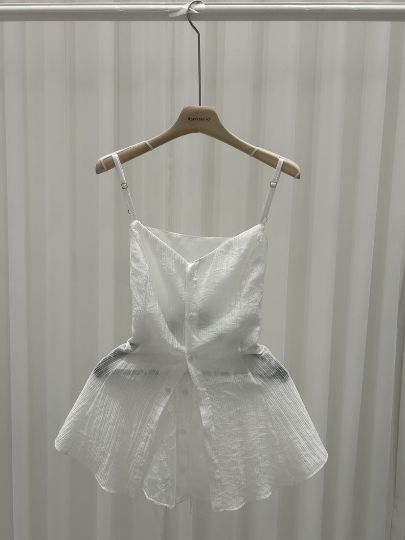 IF YOU SAY SO韓國代購㊣女士新品25春夏時尚人氣吊帶背心IF YOU SAY SO吊帶/背心