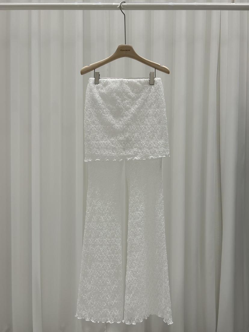 IF YOU SAY SO東大門㊣實拍女裝新品職業25春夏裙褲蕾絲IF YOU SAY SO裙褲
