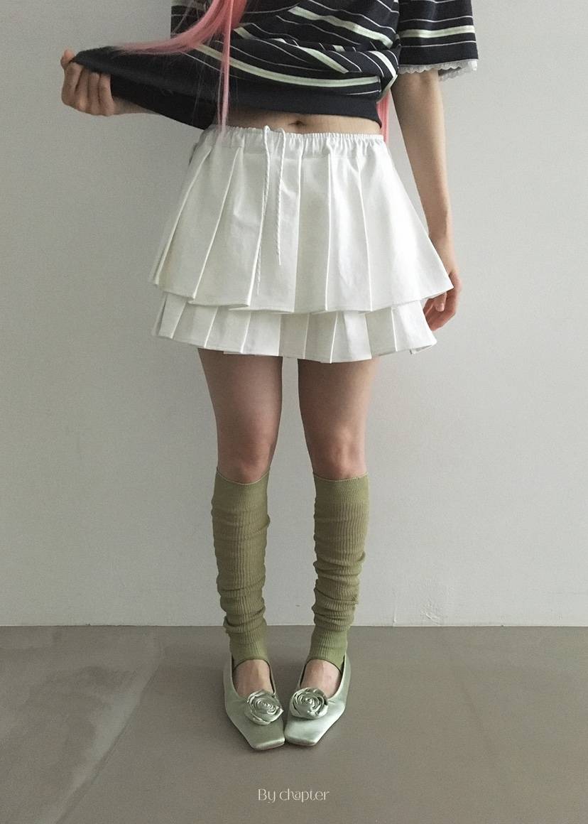 BY CHAPTER韓國代購㊣女裝新款25春夏人氣推薦時尚休閑裙褲Chapter裙褲