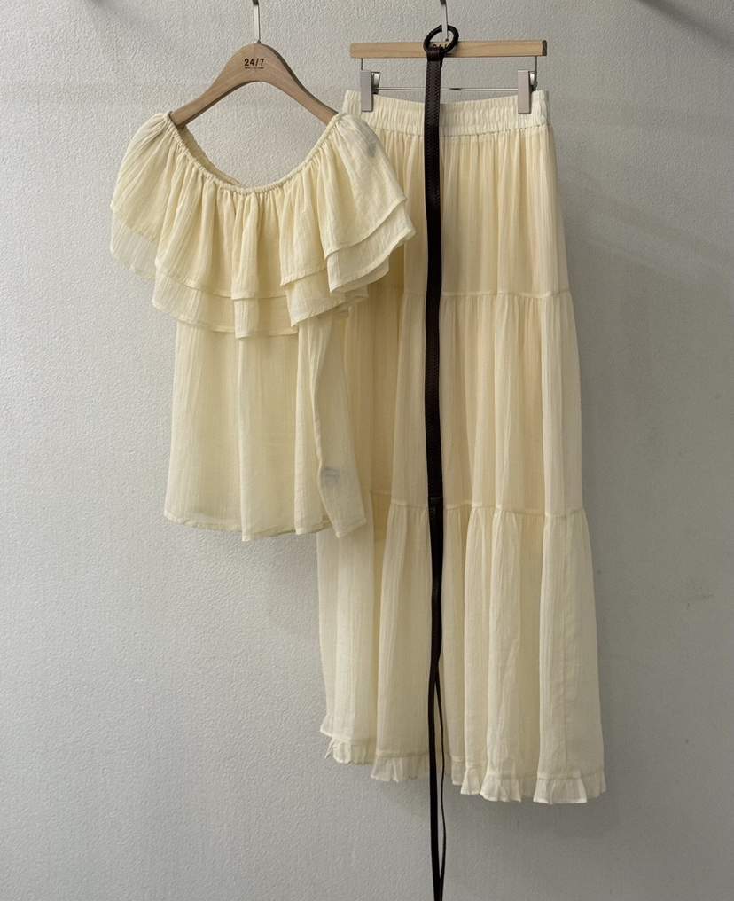 TWENTY FOUR SEVEN24-7韓國直郵㊣女士新品職業套裝含腰帶套裝TEWNTY FOUR SEVEN24-7套裝