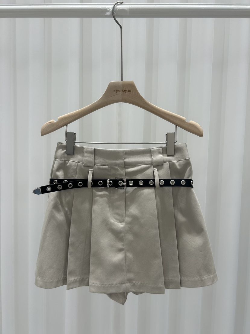 IF YOU SAY SO東大門㊣直郵女裝新品休閑時尚裙褲含腰帶IF YOU SAY SO裙褲