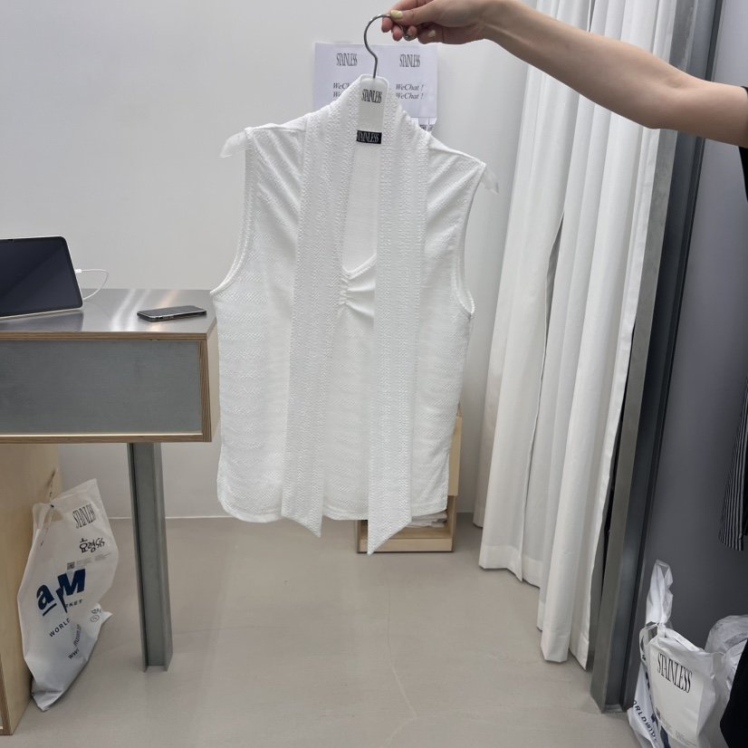 STAINLESS韓國代購㊣女士新品熱賣人氣25春夏時尚推薦吊帶背心STAINLESS吊帶/背心