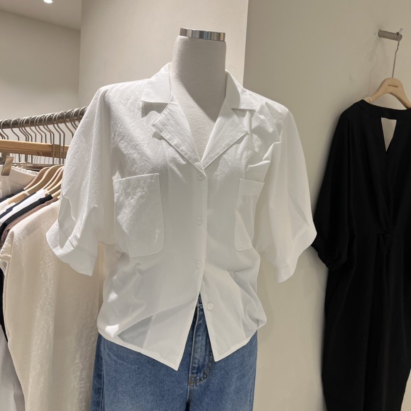 NAVYBURST韓國代購㊣女裝新品推薦職業25春夏人氣襯衫蕾絲衫NAVY BURST襯衫/蕾絲衫