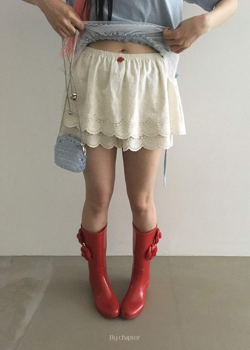 BY CHAPTER東大門㊣實拍女裝新品人氣熱賣職業休閑推薦短褲Chapter短褲