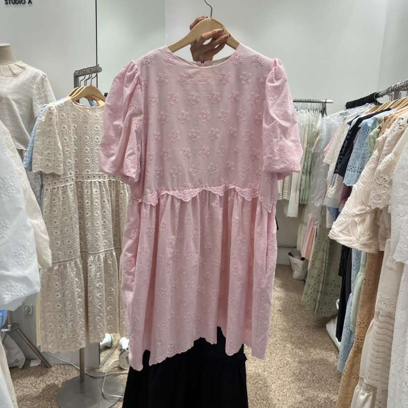 A韓國代購㊣女裝新品休閑熱賣人氣25春夏時尚推薦職業連衣裙A STORE連衣裙