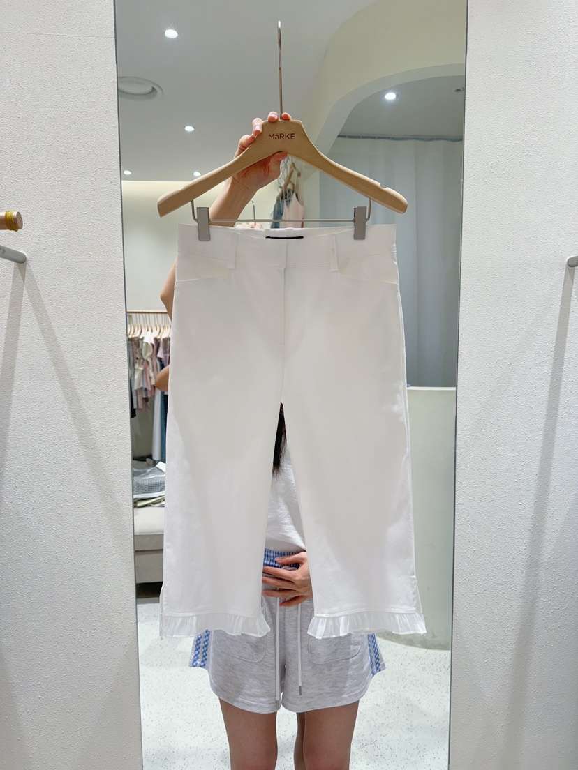 MARKE-P東大門㊣代購女士新品推薦休閑25春夏熱賣短褲荷葉邊MARKE-P短褲