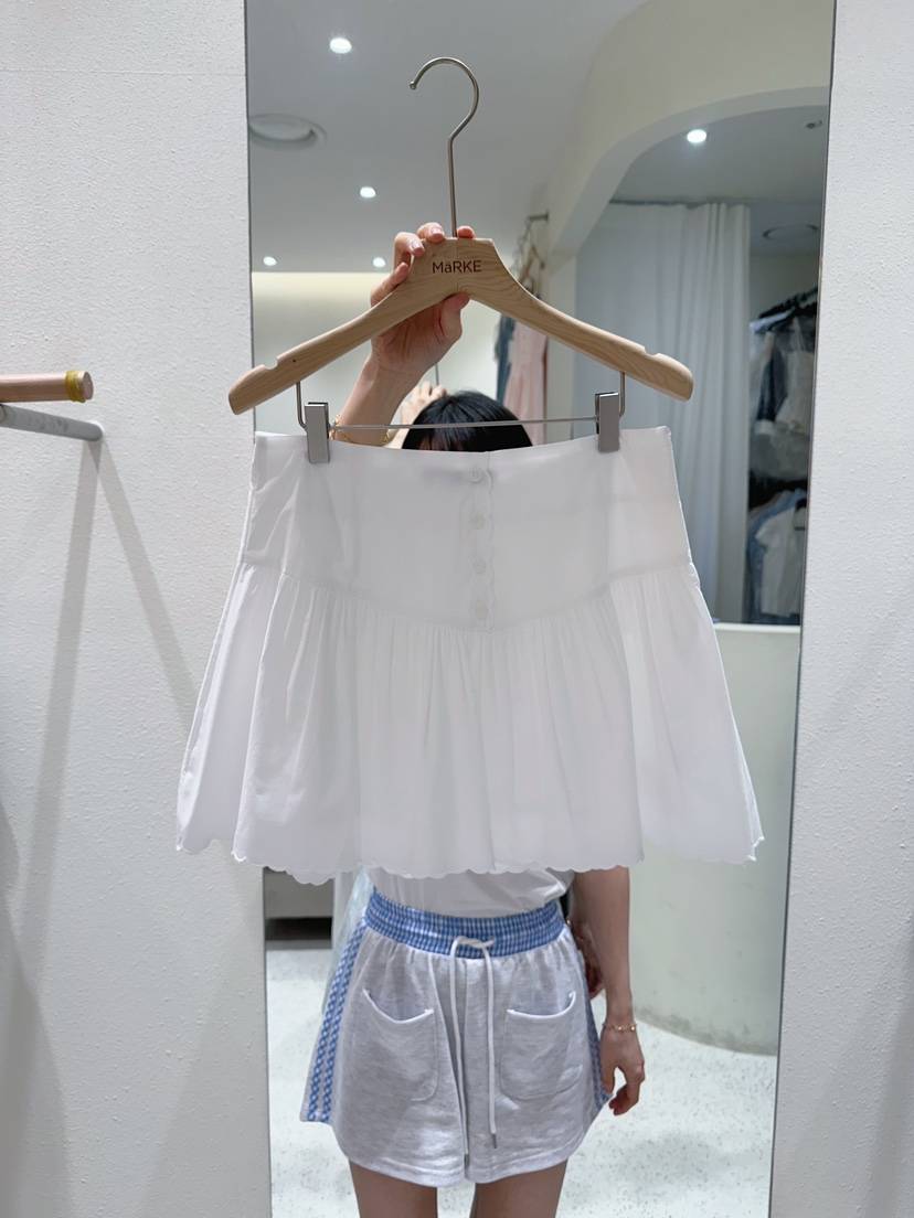 MARKE-P韓國代購㊣女裝新品職業時尚真品休閑25春夏推薦短裙MARKE-P短裙