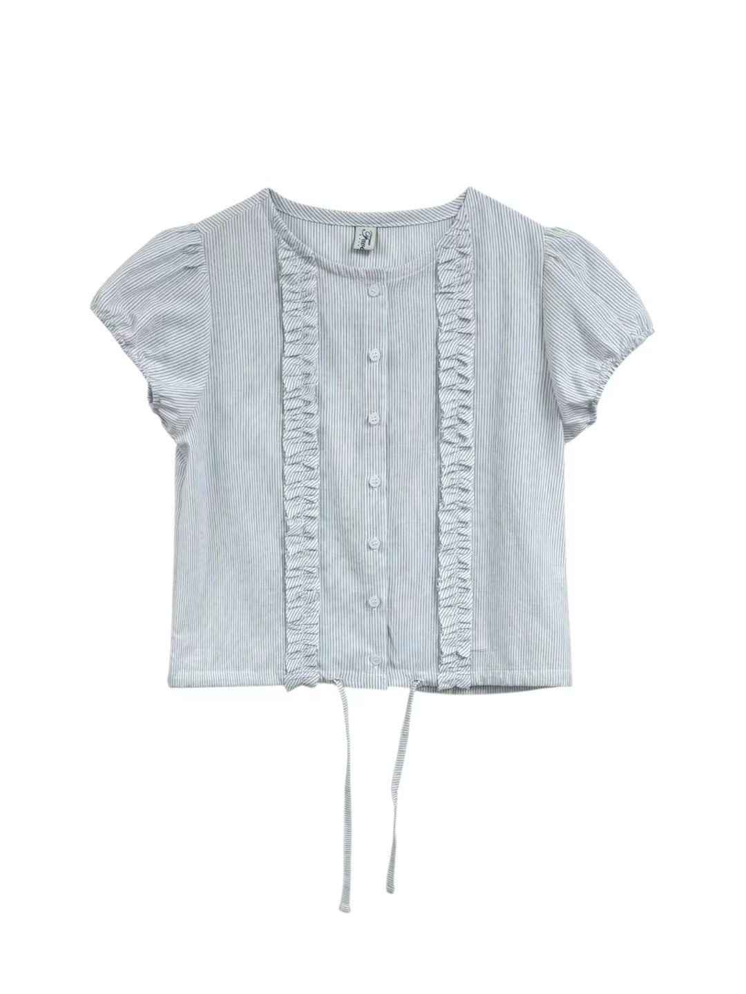 FAVOURED韓國代購㊣女裝新品25春夏人氣推薦休閑襯衫蕾絲衫FAVOURED襯衫/蕾絲衫