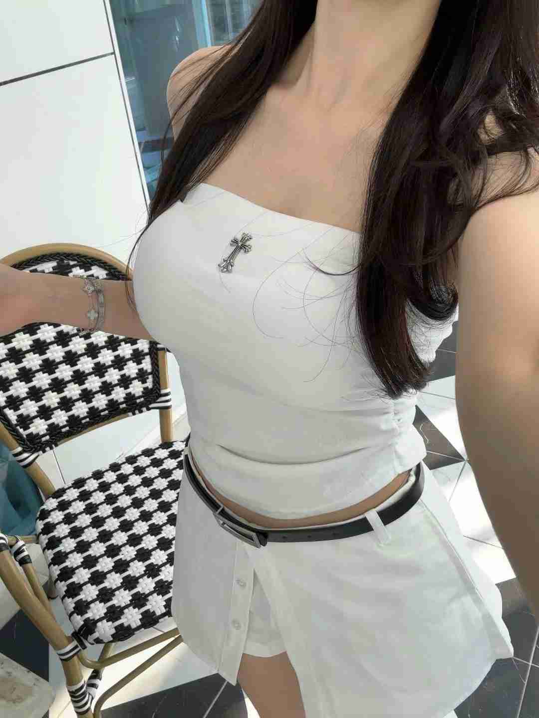 blinque韓國直郵㊣女裝新款真品人氣25春夏休閑推薦吊帶背心blinque吊帶/背心
