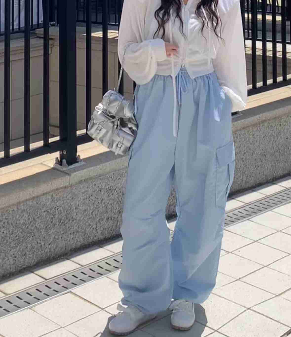 BLACK LADY韓國直郵㊣女士新款人氣時尚25春夏休閑熱賣休閑褲BLACK LADY休閑褲