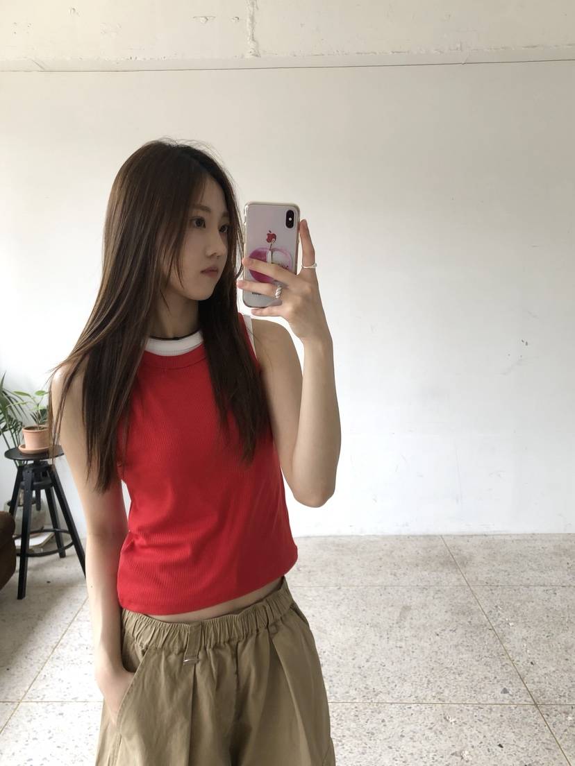 EOMPIT韓國直郵㊣女裝新款休閑時尚真品推薦25春夏吊帶背心EOMPIT吊帶/背心