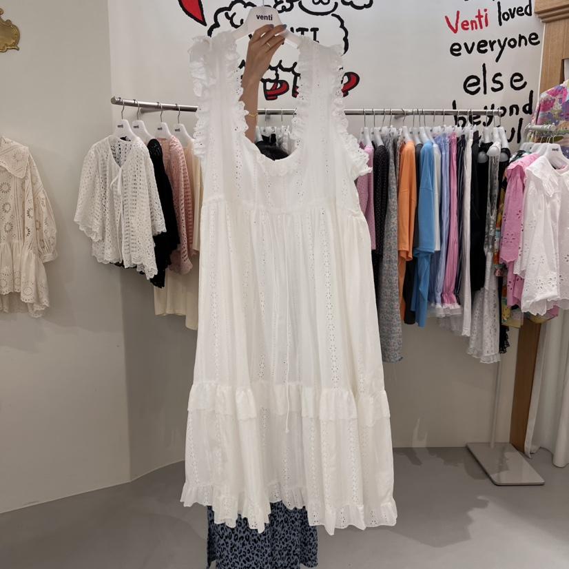 VENTI韓國代購㊣女士新款熱賣職業真品推薦時尚25春夏連衣裙VENTI連衣裙