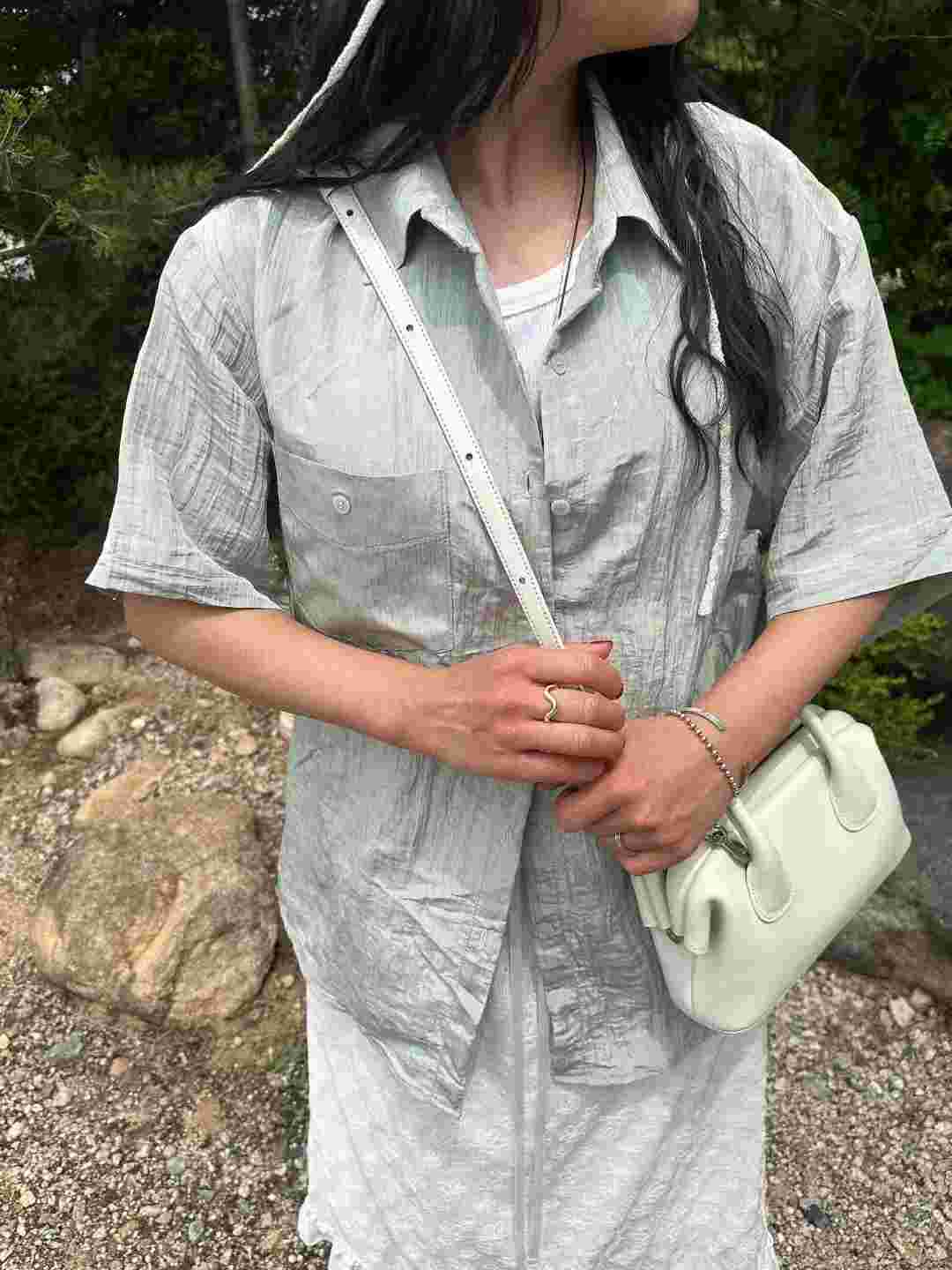 APPEAR東大門㊣代購女裝新款職業推薦時尚25春夏襯衫蕾絲衫APPEAR襯衫/蕾絲衫