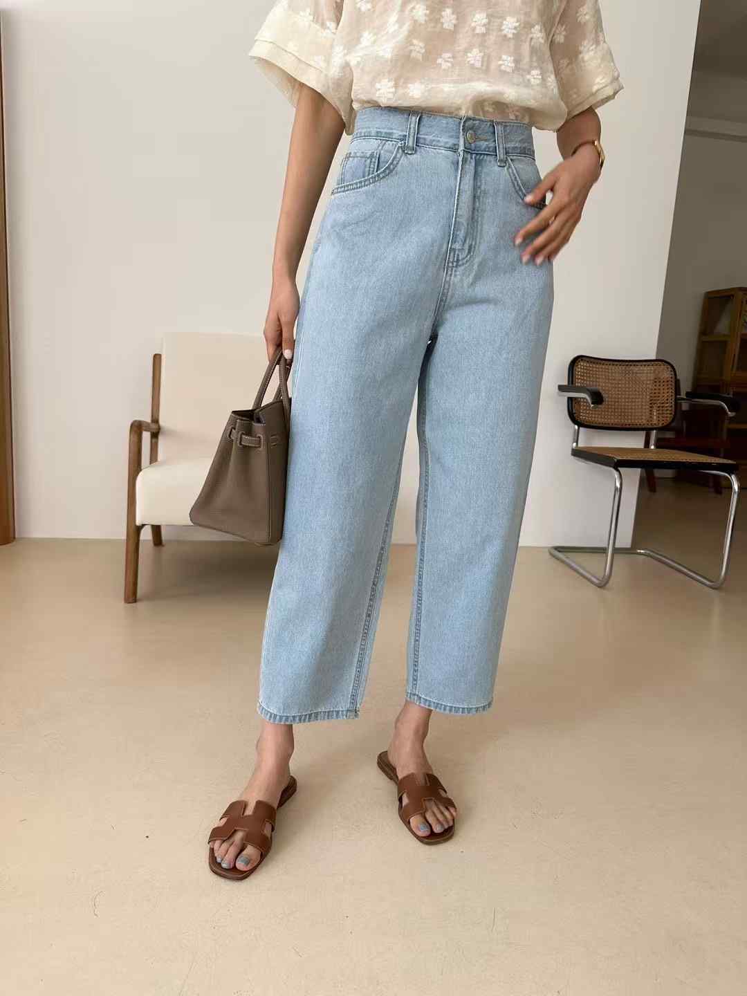 KIND-카인드-OT東大門㊣直郵女士新品職業25春夏人氣牛仔褲KIND-ot牛仔褲