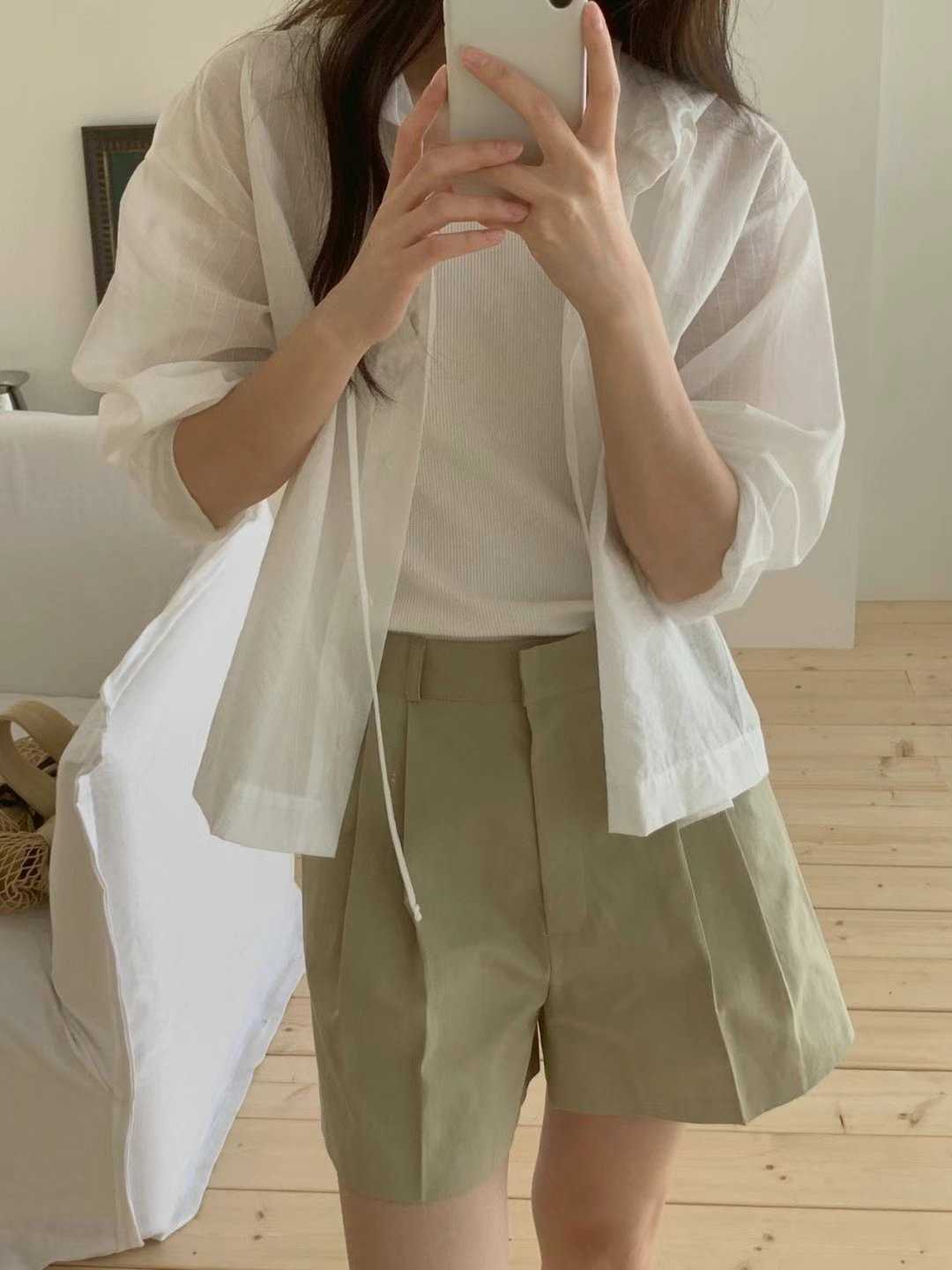 LIBRE東大門㊣代購女士新款職業推薦真品時尚襯衫蕾絲衫兜帽HAY KNOCK襯衫/蕾絲衫