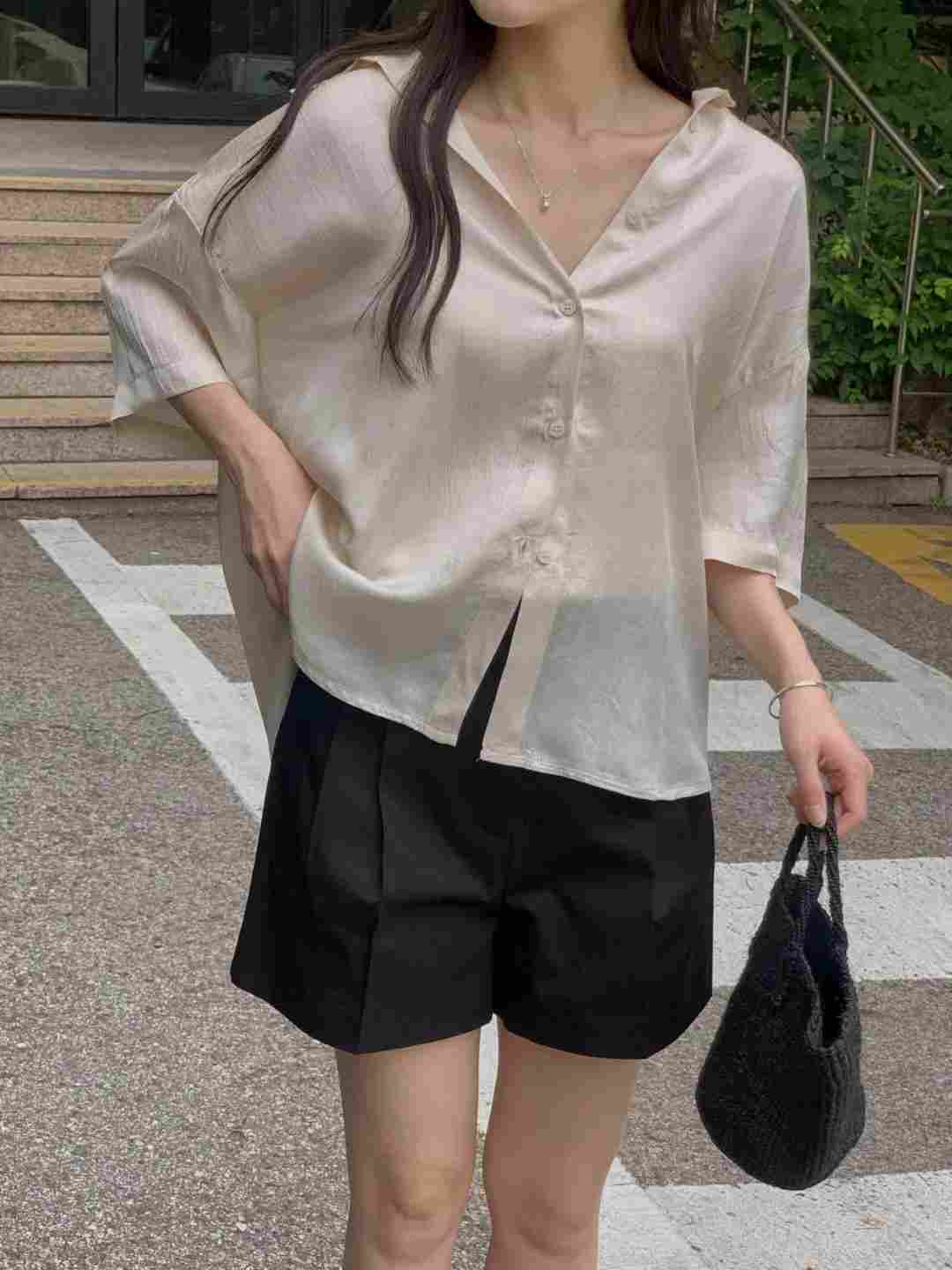 LIBRE東大門㊣直郵女裝新品熱賣時尚職業推薦真品襯衫蕾絲衫HAY KNOCK襯衫/蕾絲衫