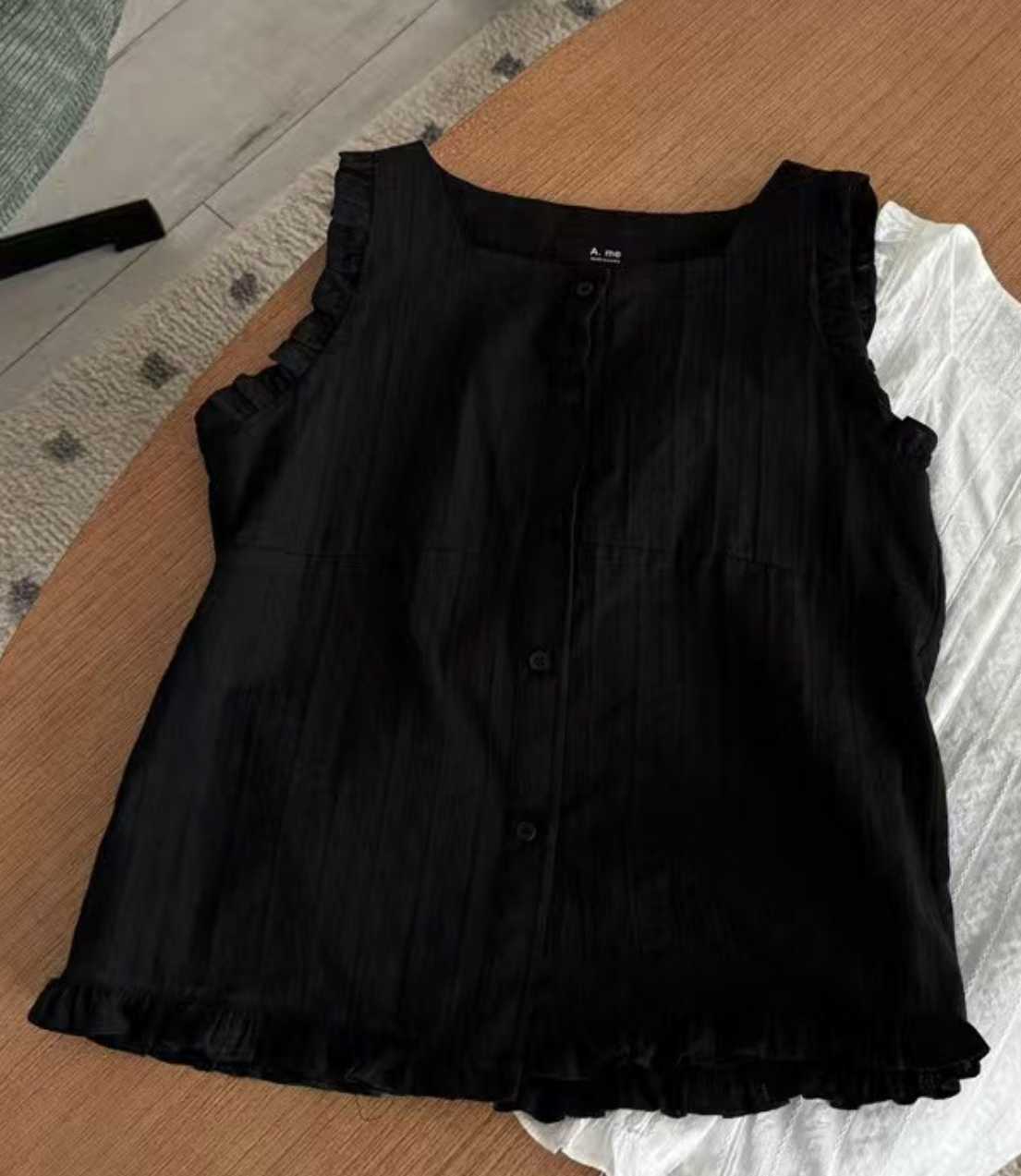 ONTHEMOOD東大門㊣直郵女士新品真品25春夏推薦人氣襯衫蕾絲衫RIPPLE襯衫/蕾絲衫