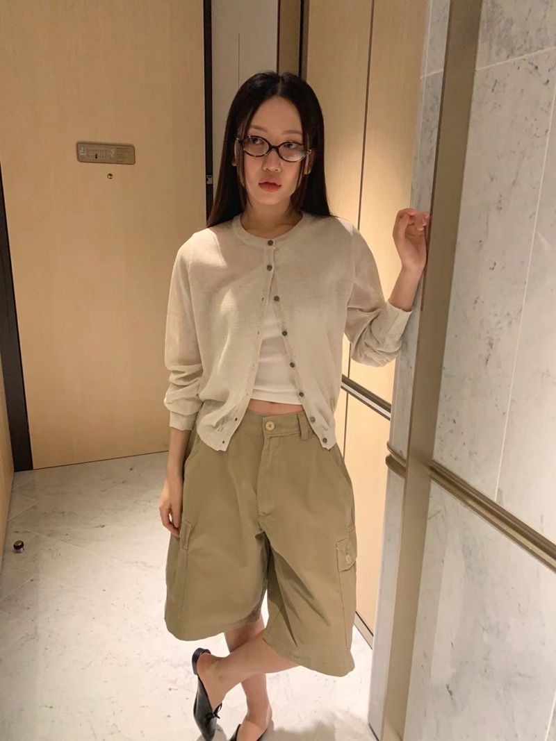 FORMAL東大門㊣代購女士新品休閑時尚25春夏職業針織衫亞麻FORMAL針織衫