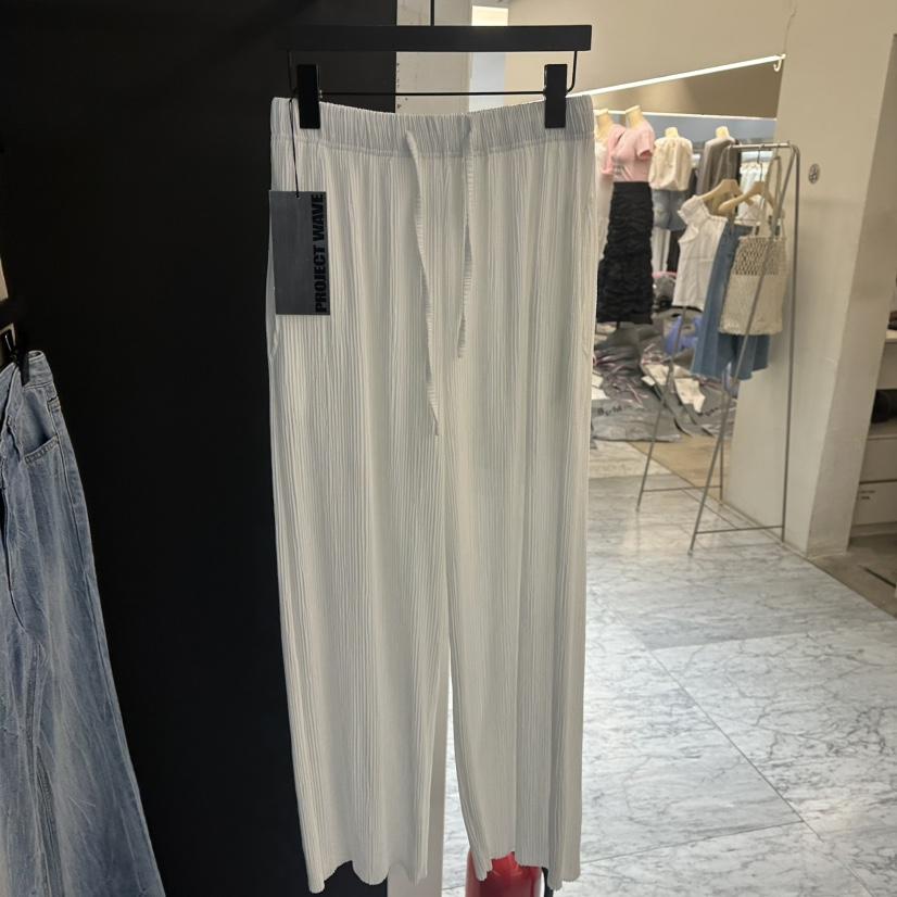 PROJECT WAVE-P東大門㊣直郵女士新品人氣熱賣休閑褲褶皺PROJECT WAVE休閑褲
