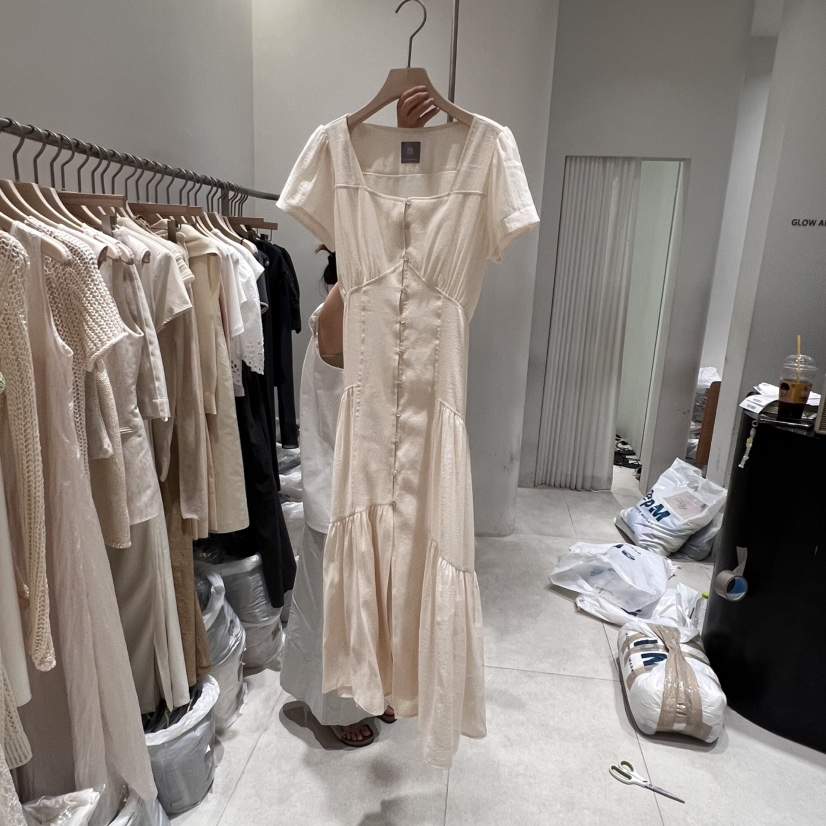 GLOW AND NYMPH韓國直郵㊣女裝新品休閑25春夏推薦連衣裙GLOW AND NYMPH連衣裙