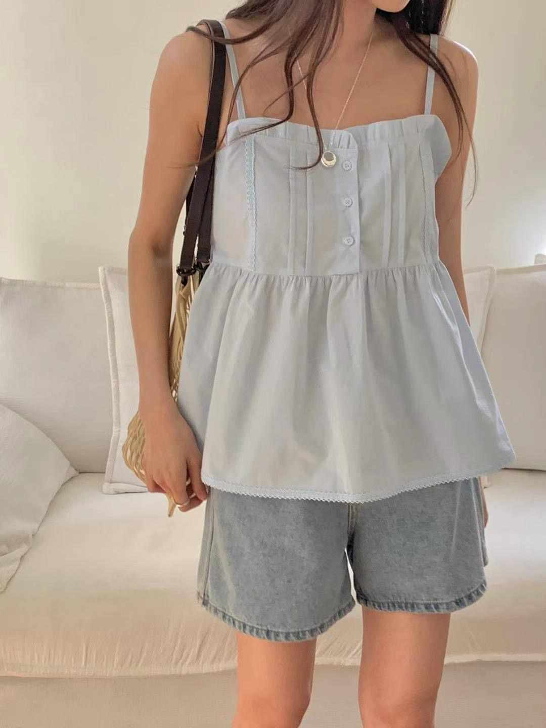 UN.TOY-언토이-T東大門㊣直郵女裝新品休閑職業吊帶背心UN.TOY吊帶/背心