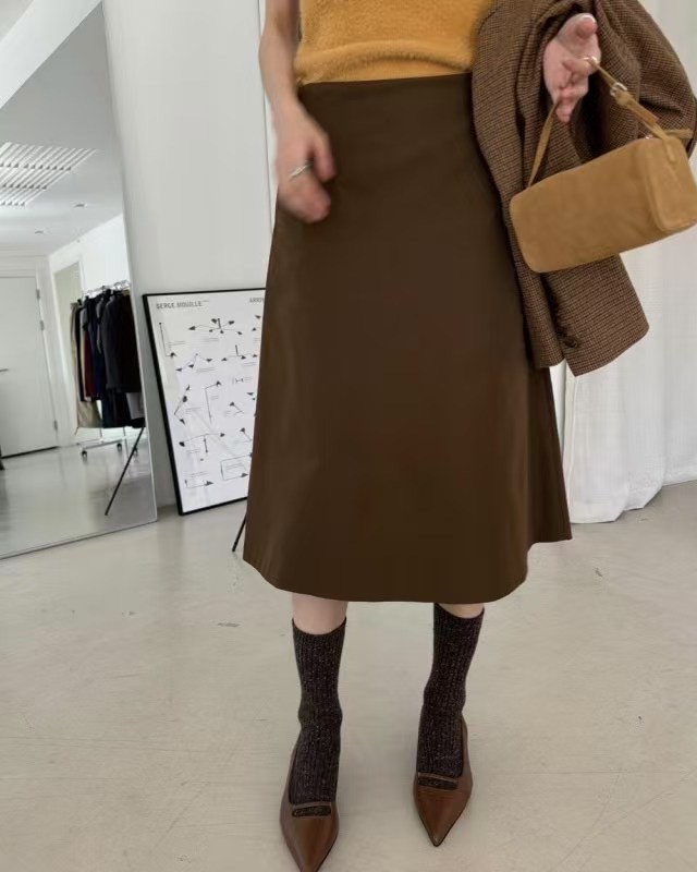AMU韓國直郵㊣女裝新品職業真品休閑推薦時尚熱賣半身裙中短裙CLOSER半身裙/中短裙