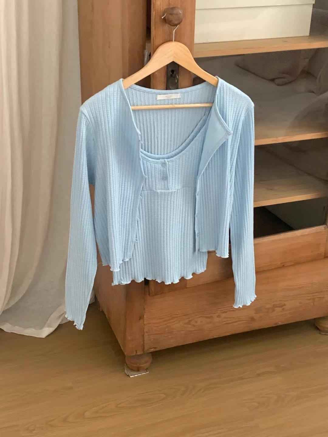 UN.TOY-언토이-T東大門㊣實拍女裝新品人氣25春夏套裝開衫UN.TOY套裝