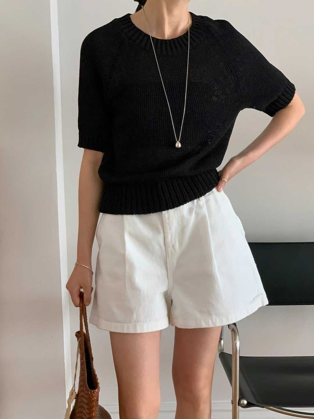 FLAT WHITE東大門㊣代購女裝新品休閑熱賣人氣推薦職業針織衫FLAT WHITE針織衫