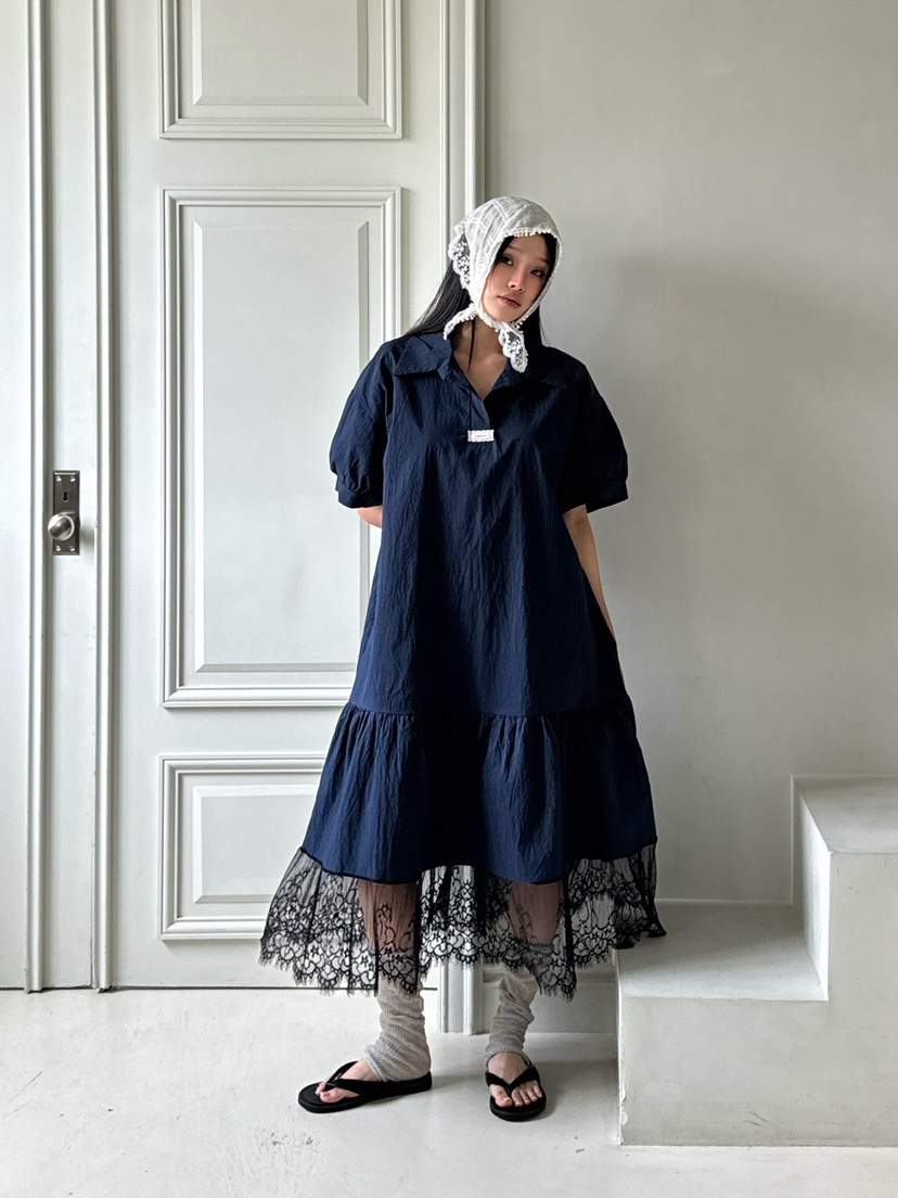 MAISONDEGLORY東大門㊣代購女士新品真品推薦25春夏連衣裙長款MAISON DE GLORY連衣裙