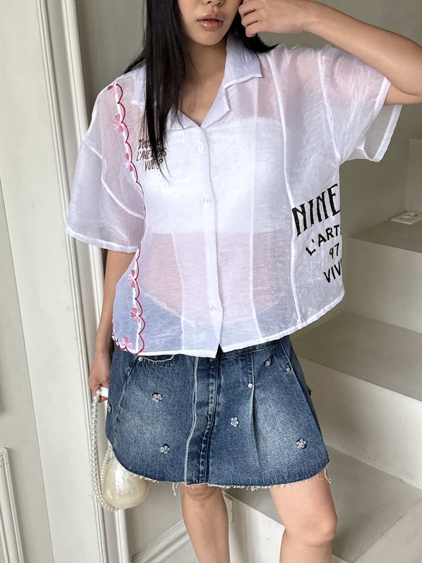 MAISONDEGLORY韓國直郵㊣女裝新款職業熱賣真品推薦襯衫蕾絲衫MAISON DE GLORY襯衫/蕾絲衫